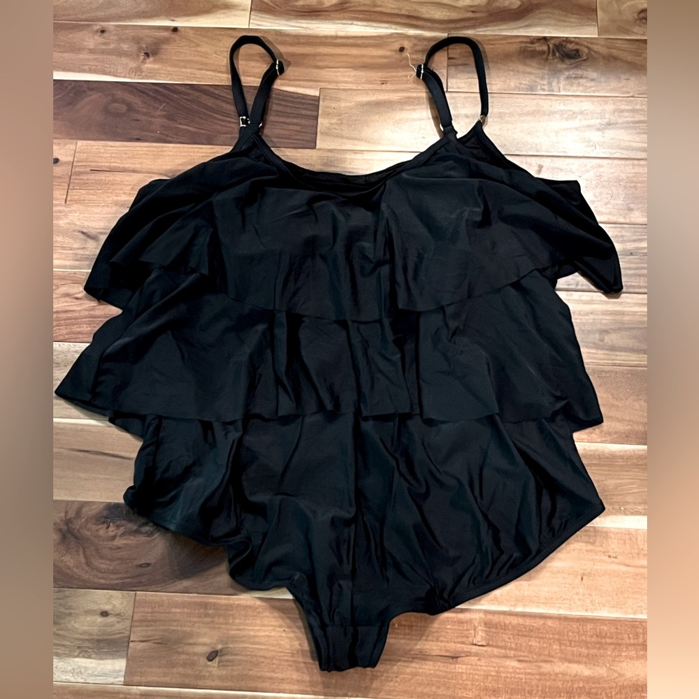 Rose Marie Reid Black Swimsuit 24W